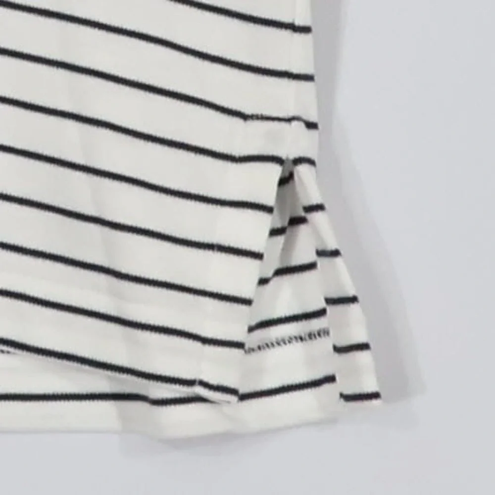 Polo Ralph Lauren Classic Fit Mesh Polo Shirt Men XL White Navy Striped $118NWOT